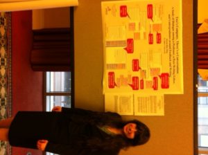Alyssa-Rae Hug at CCCC 2012 Undergraduate Researcher Poster Session